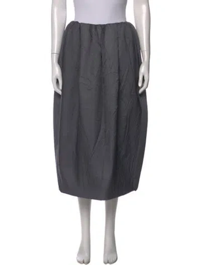 Pre-owned Amomento Midi Length Skirt W/ Tags In Gray