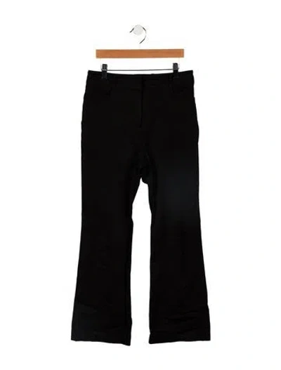 Pre-owned Amomento Mid-rise Straight Leg Jeans In Black