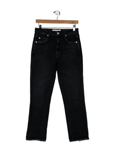 Pre-owned Amomento Mid-rise Straight Leg Jeans In Blue