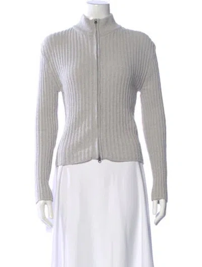 Pre-owned Amomento Mock Neck Sweater In Gray