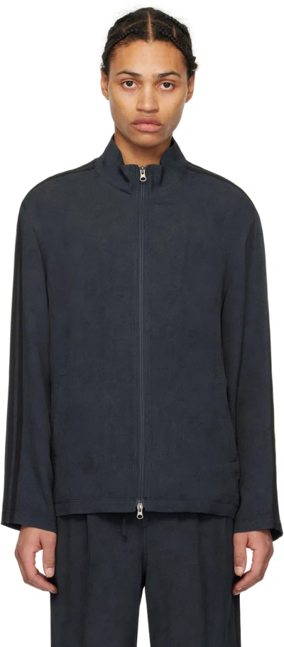 AMOMENTO NAVY ZIP-UP JACKET