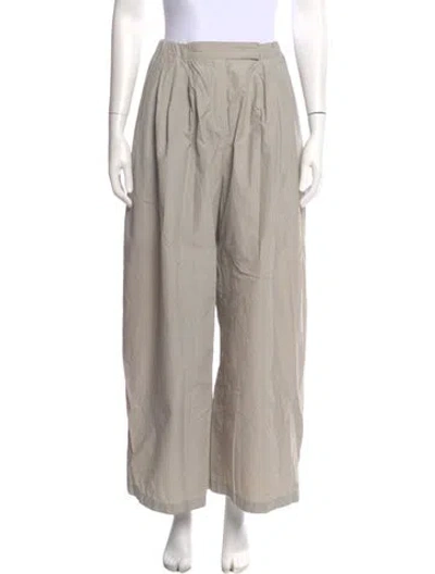 Pre-owned Amomento Nylon Wide Leg Pants In Gray