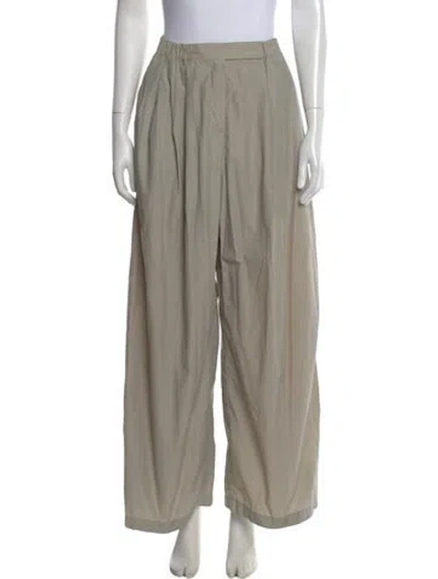 Pre-owned Amomento Nylon Wide Leg Pants In Neutral