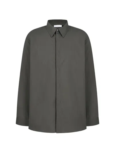Amomento Oversized Long-sleeve Shirt In Animal Print