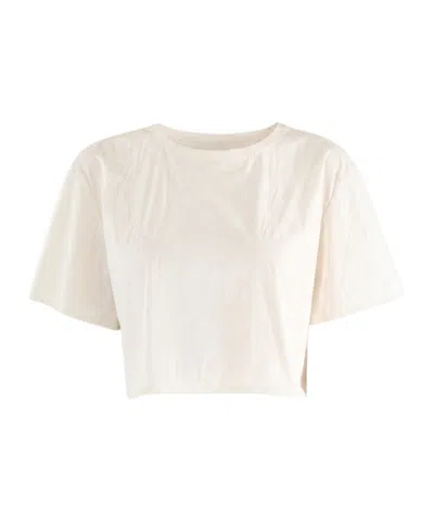 Amomento Padded Jersey Top In White