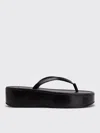 Amomento Platform Flip Flops In Black
