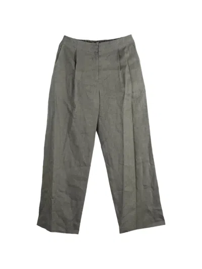 Amomento Pleated Wide-leg Trousers In Multi