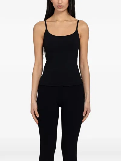 Amomento Ribbed Top In Black