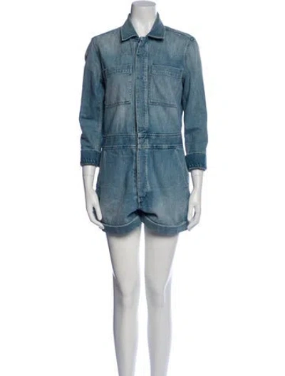 Pre-owned Amomento Romper In Blue