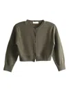 Amomento Round Neck Sweater In Green