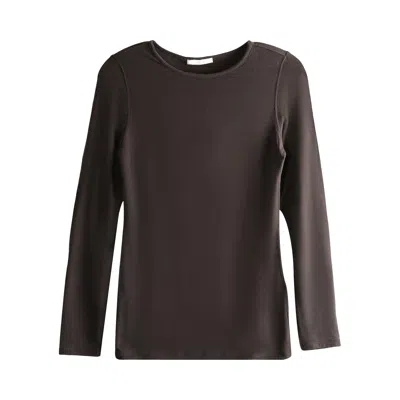 Pre-owned Amomento Round T-shirt 'brown' | Women's Size 0