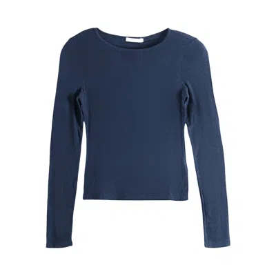 Pre-owned Amomento Round T-shirt 'navy' | Tan | Women's Size 1