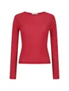 Amomento Round T-shirt In Red