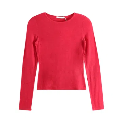 Pre-owned Amomento Round T-shirt 'red' | Women's Size 0