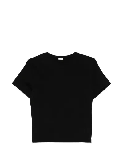 Amomento Round-neck T-shirt In Black
