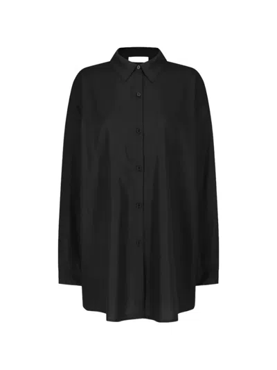 Amomento Sheer Classic Shirt In Blue