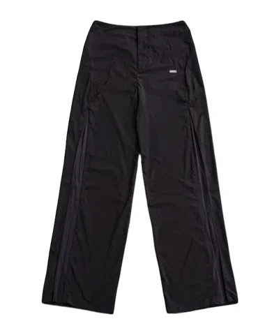 Amomento Side Slit Trousers In Black