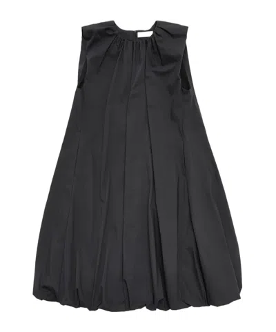 Amomento Sleeveless Gathered Dress In Black