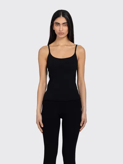 Amomento Sleeveless Knit Top In Black