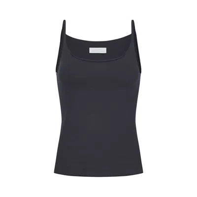 Pre-owned Amomento Sleeveless Knit Top 'charcoal' | Grey | Women's Size 0 In Gray