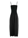 Amomento Black Silky Knit Maxi Dress