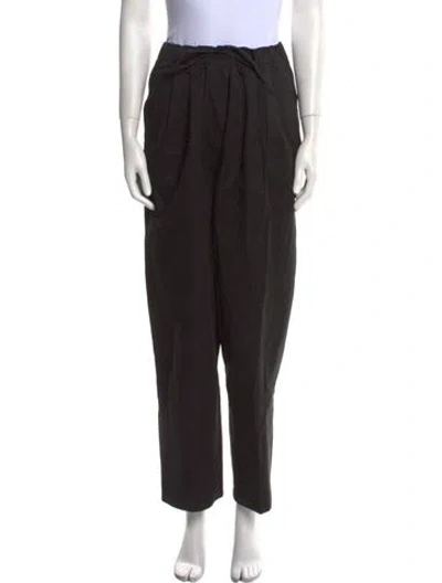 Pre-owned Amomento Straight Leg Pants In Black