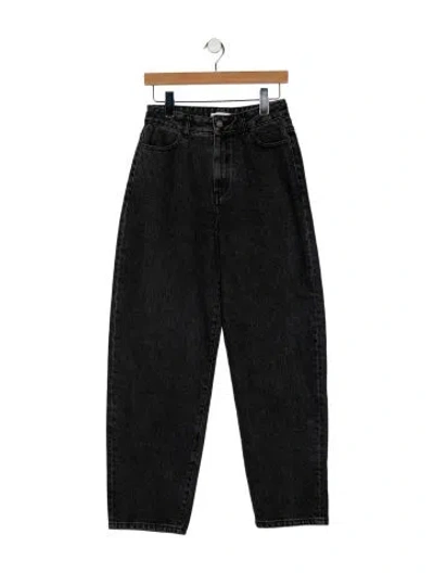 Pre-owned Amomento Straight Leg Pants In Black