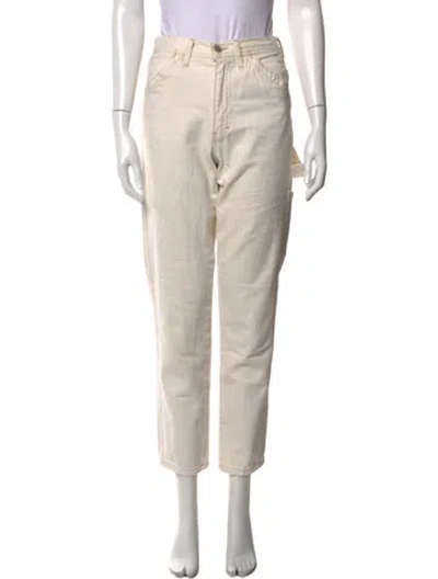 Pre-owned Amomento Straight Leg Pants In Neutrals