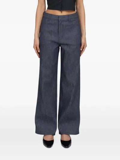Amomento Straight-fit Jeans In Blue