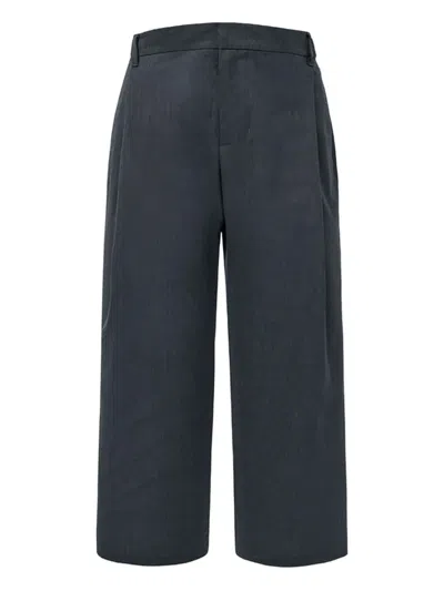 Amomento Striped Wide-leg Trousers
