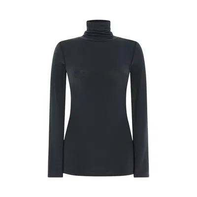 Pre-owned Amomento Turtle Long-sleeve 'charcoal' | Grey | Women's Size 0