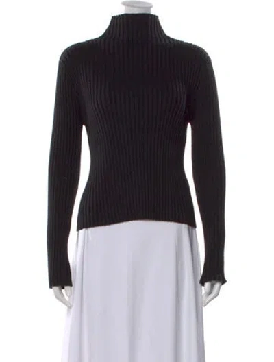 Pre-owned Amomento Turtleneck Sweater In Black