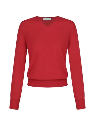 Amomento V-neck Knitwear In Red