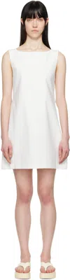 Amomento White Hourglass Minidress In White