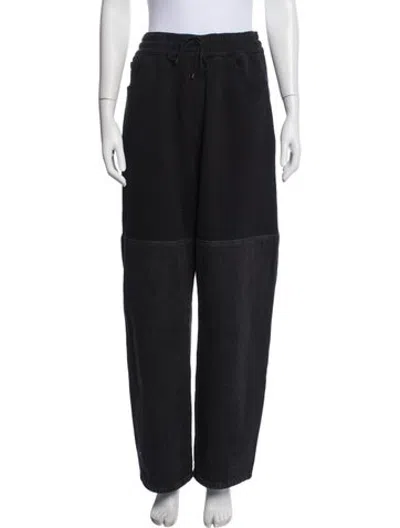 Pre-owned Amomento Wide Leg Pants In Black