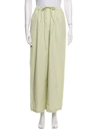 Pre-owned Amomento Wide Leg Pants In Green