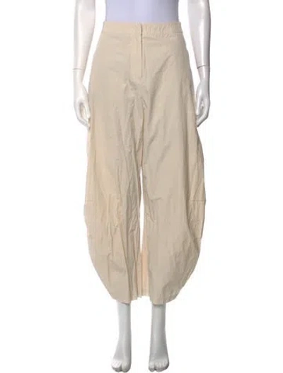 Pre-owned Amomento Wide Leg Pants In Neutrals
