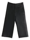 Amomento Wide-leg Trousers In Black
