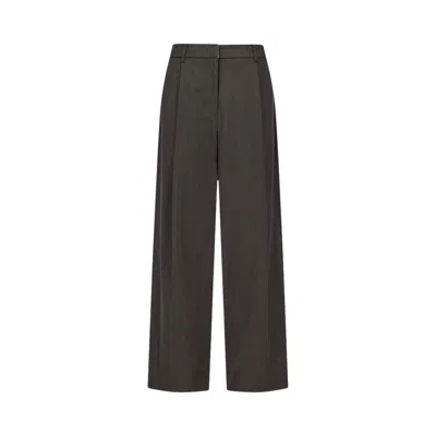 Pre-owned Amomento Wide Tuck Pants 'brown' | Women's Size 1
