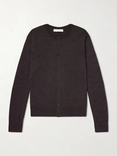 Amomento Wool Cardigan In Brown