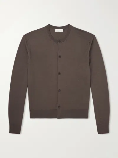 Amomento Wool Cardigan In Brown