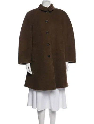 Pre-owned Amomento Wool Coat In Brown