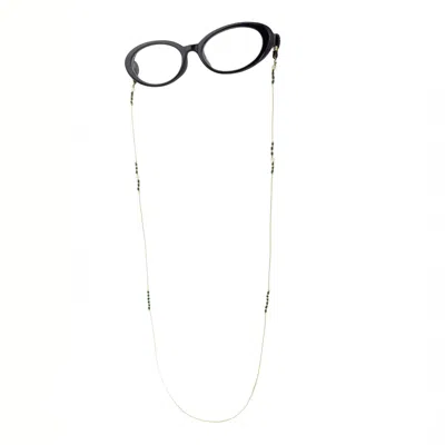 Amonta Women's Green / Grey / Silver Willow Eyewear Holder In Black