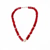 Amonta Women's Red Burgundy Dream Necklace In Red
