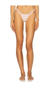Amor Mia Ruffled Bikini Bottom In Pink