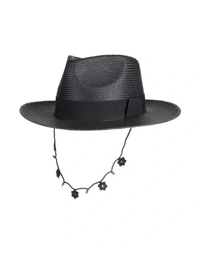 Amor Y Mezcal Woman Hat Black Size M Straw