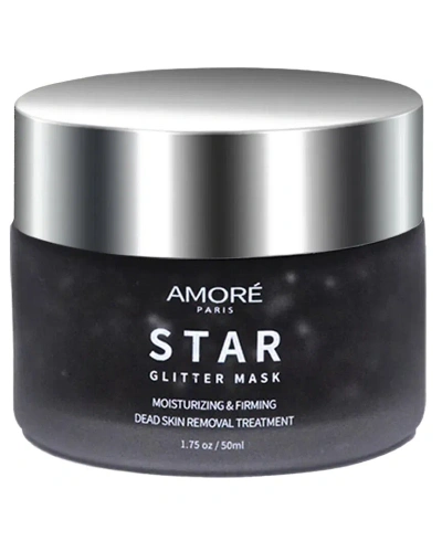 Amore Paris Amoré Paris 50ml Deep Cleansing Black Gold Glitter Purifying Peel-off Facial Mask In White