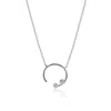 Amoresea Women's Kindhearted Sterling Silver Geometric Pendant Necklace
