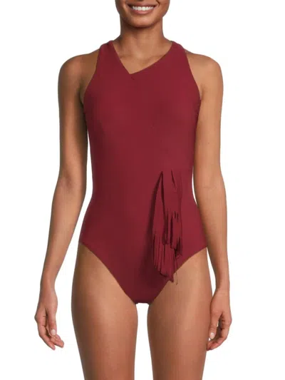 Amoressa By Miraclesuit Women's Banda Sashay One Piece Swimsuit In Paprika