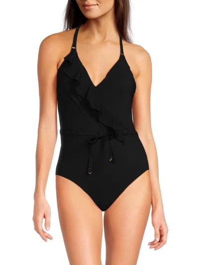 Amoressa By Miraclesuit Women's Flamenco One Piece Swimsuit In Black